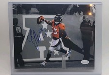 TJ Ward Signed Autographed Denvers Broncos 8x10 Color Photo JSA