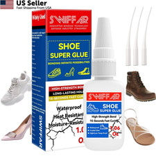 Shoe Glue, Heavy Duty Glue Sole Repair, Super Strong Fix Adhesive Clear