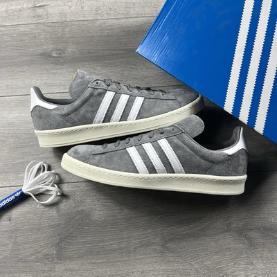 Adidas Originals Campus 80s Grey / White - Size UK 10.5 / EU 45 1/3 / US  11 | eBay UK