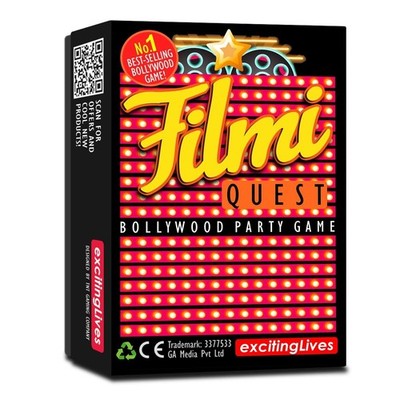 Exciting Lives Filmi Quest Fun Bollywood Movie PartyGame for Adult Teen Open Box