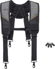 Tactical Duty Belt Harness Suspenders Padded Tool Belt Suspender Heavy Duty Work
