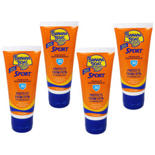 Banana Boat Sport Ultra SPF 30 Sunscreen Lotion, Travel Size 3oz - 4 Pack