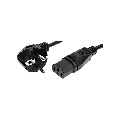 Wagner Netzkabel  EU, Stecker Typ-F ''Schuko'' C13 Kaltgeräte-Buchse 3 0,75 mm² Sc