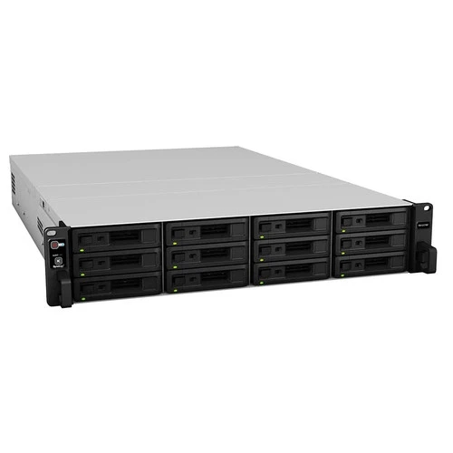 Synology RX1217RP 12-Bay Disk Expansion Rackmount Chassis – Open Box, Unused