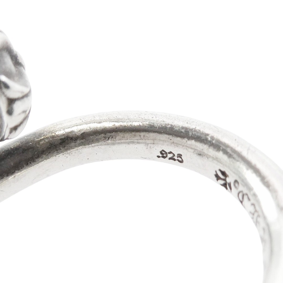 CHROME HEARTS (not original) NAIL CRSBALL Crossball Ring Silver Tone Used LIFE-0 thumbnail 8