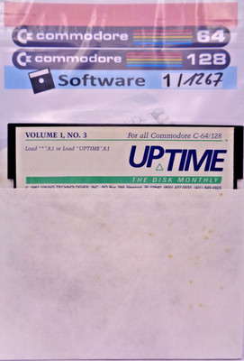 COMMODORE 64/128 -- UPTIME THE DISK MONTHLY V1 · N3 (VIKING TECHNOLOGIES - DISK)