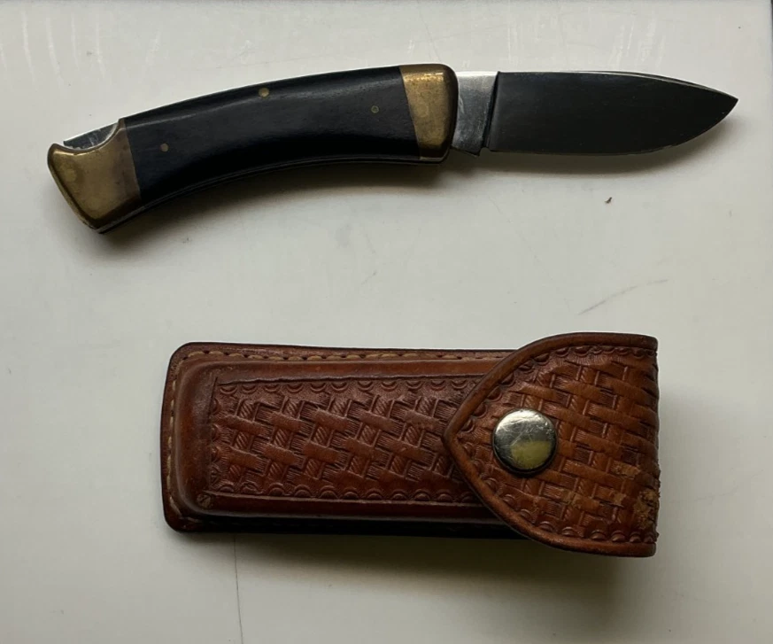 Vintage Browning Knife + Browning 3018F1 Case, Japan  - Image 3 of 4