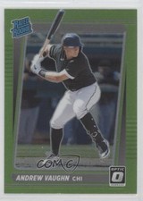2021 Panini Donruss Optic Rated Rookie Lime Green Prizm Andrew Vaughn #116 0p7