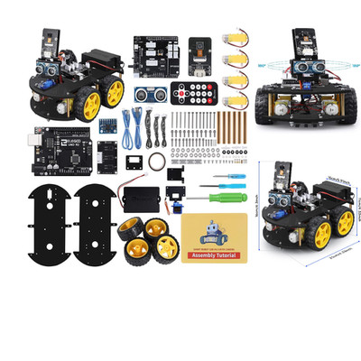 ELEGOO Smart Robot Car Kit V4.0 Arduino IDE Kompatibel Kamera Line Tracking