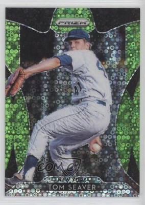 2019 Panini Prizm Tier III Lime Green Donut Circle /199 Tom Seaver #228 HOF s1i