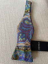 NEW Daniel Cremieux  Men's Self Tie Patterned Bow Tie  Ret. $39.50  NWT 