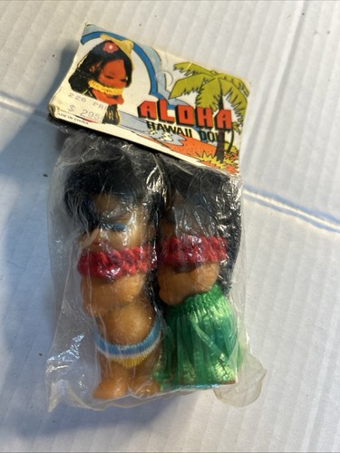 Vintage Aloha Hawaii Puppen in OVP - Bild 1 von 8