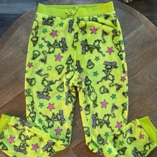 Kids Large 12 Dr. Seuss The Grinch Fleece Pajama Pants