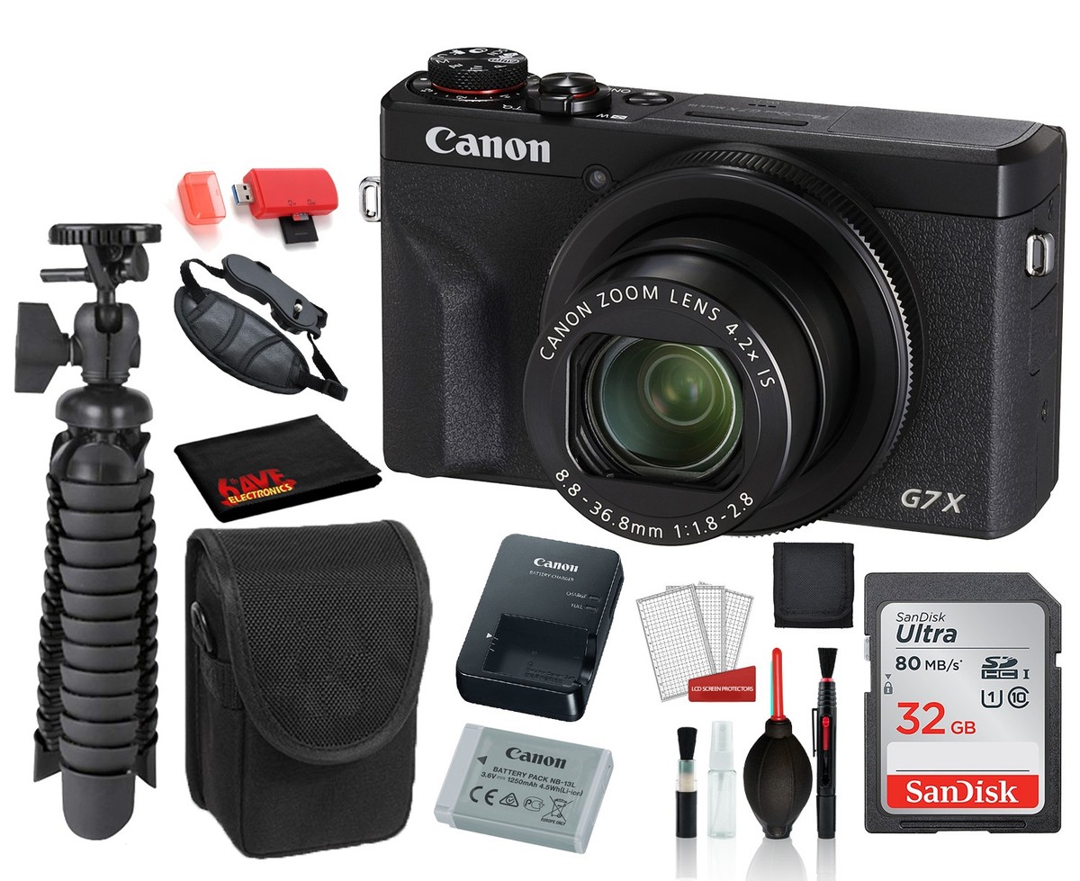 Canon PowerShot G7 X Mark III Digital Camera with  SanDisk