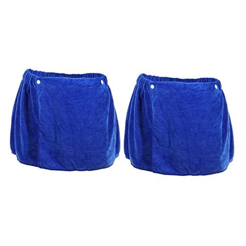 2 Pcs Men's Bath Wrap Towel, Body Wrap for Shower Spa, Adjustable Robes,