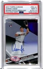 2017 Topps Chrome - Aaron Judge #RA-AJ Rookie Auto Green Ref PSA 9 Auto 10