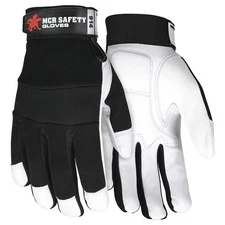 MCR SAFETY 914XL Mechanics Glove,XL,Full Finger,PR 60HM56