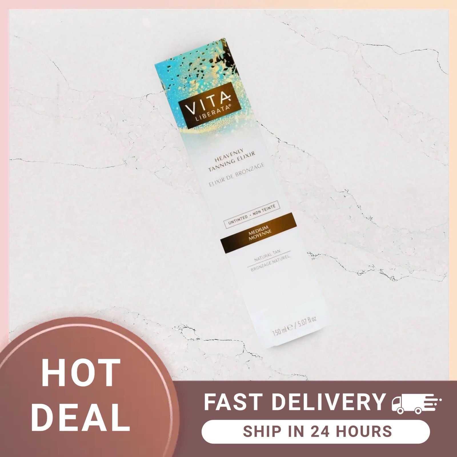 Vita Liberata - Heavenly Tanning Elixir UNTINTED Medium - 150ml  RRP £34