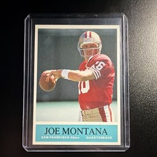 Joe Montana 1990 #3 San Francisco 49ers Football Card B.C.P. NFL