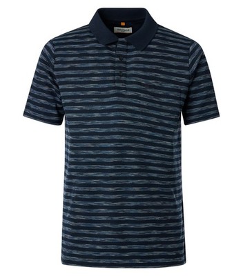 REDMOND Casual Herren Polo-Shirt Kurzarm Comfort Marine gestreift