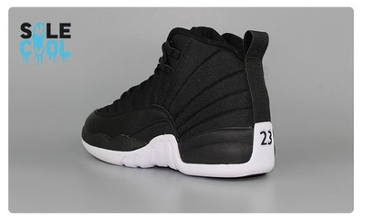 Nike Air Jordan 12 Retro GS Black Youth Athletic Sneakers Shoes