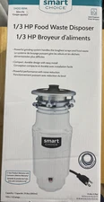 Smart Choice 1/3 HP Food Waste Garbage Disposer (SC03DISPC1)... FREE S&H!