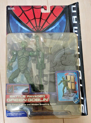 Toybiz Spider-man Battle Ravaged Green Goblin Figure 2002 SEALED NEW