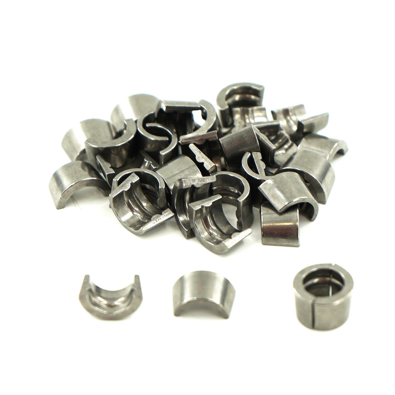 Michigan Motorsports Titanium Retainers with Locks for LS/LT Beehive Springs