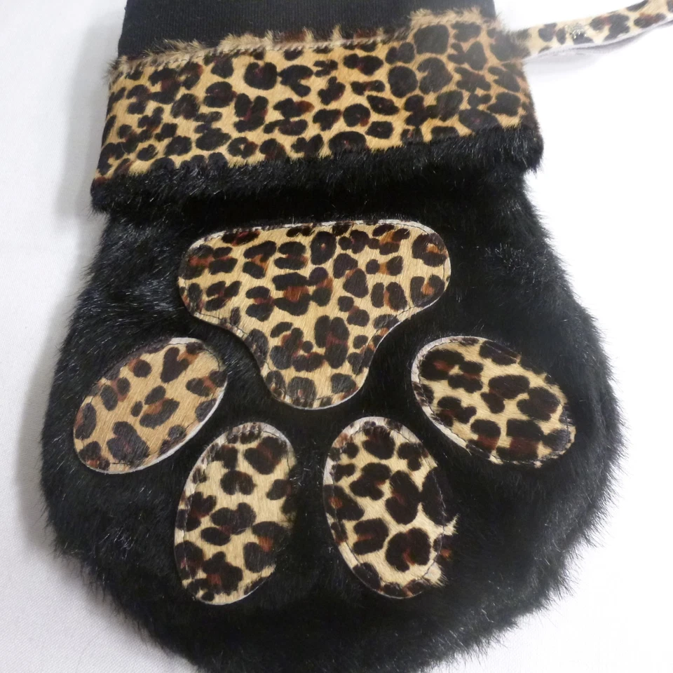 Christmas Stocking for your PET - 14" long X 8" wide - Many paw prints - Image 4 of 4