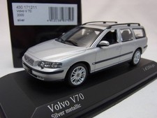 VOLVO V70 2000 Silver 1/43 Scale Diecast Model Car SB Series Early Wagon