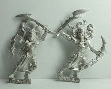 Warhammer Old World - Witch Elves (x2) - Dark Elves - OOP Fantasy Metal WfB