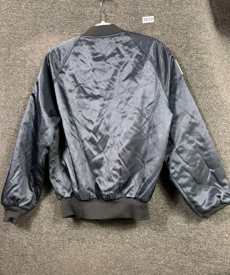 Куртка мужская Blauer средняя темно-синяя Bomber Thinsulate утепленная сделано с флагом США - Изображение 2 из 4