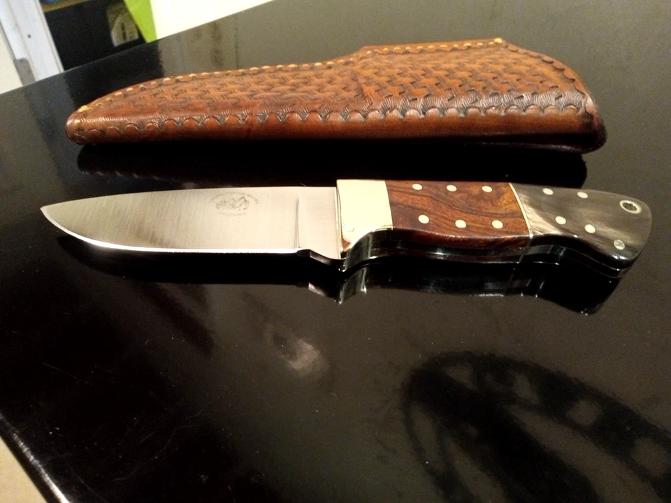 J. HIGGENS Raro 1 de 1 Hecho a Medida 7'' Cazador. Hoja de 3,5"" VG-10 S.S. Como nuevo BONITO Foto 3 de 4