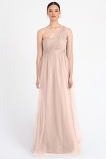 NEW Jenny Yoo Annabelle Gown Maxi Dress 18 Blush Pink Prom Formal Bridesmaid NWT
