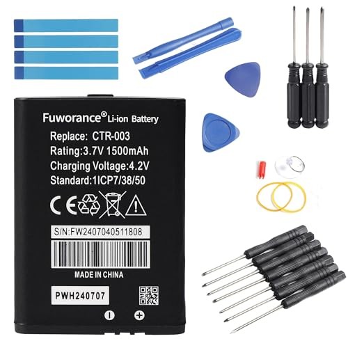 Batterie 3DS Fuworance pour Résoudre les Problèmes d'Autonomie sur 2DS XL