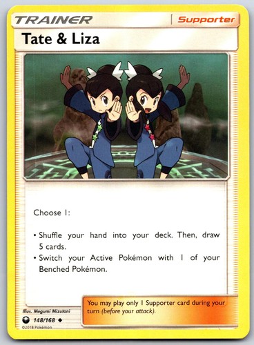 Tate & Liza 148 UC Celestial Storm Pokemon NM