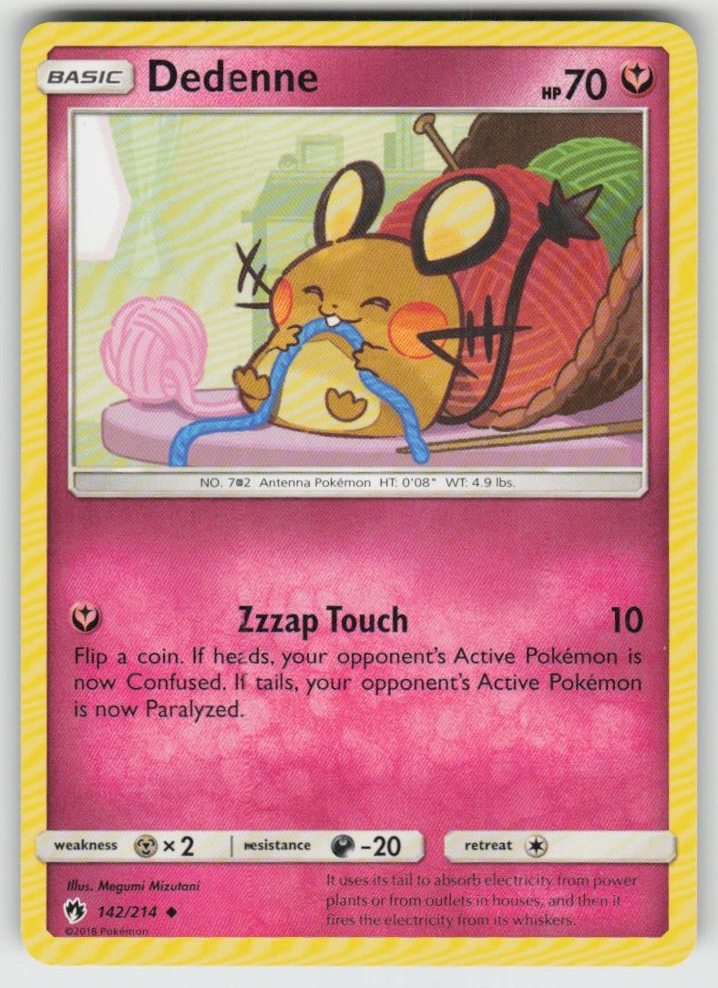 GGC-4 Dedenne (142) 142/214 Uncommon SM - Lost Thunder