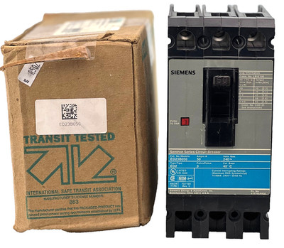 Siemens ED23B050 50 Amp 3 Pole Circuit Breaker 240V 3P 50A Type ED2 *Refurbished