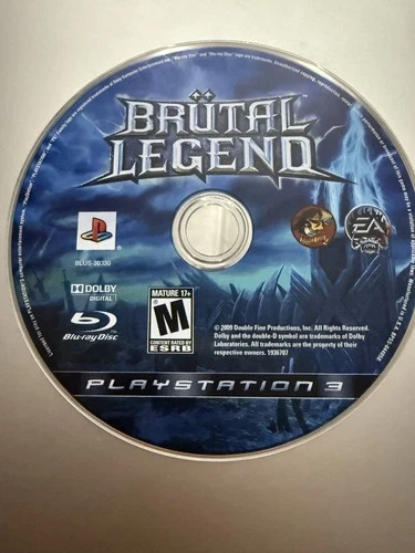 Brutal Legend (Playstation 3, PS3) DISC ONLY NO TRACKING (#2757)