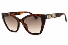 MOSCHINO MOS155-05L-55 Sunglasses Frame Size 55mm 140mm 18mm HAVANA Women