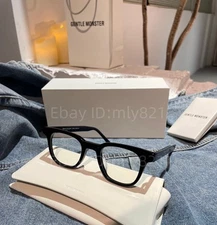 GentleMonster Sunglasses Maison Margiela x MM010 01 Black Frame Clear Lenses