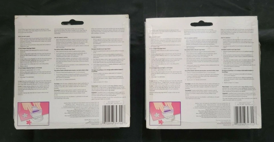 Wilton Cutting Insert SWIRL For Sugar Sheets 2 Pack - Image 2 of 2