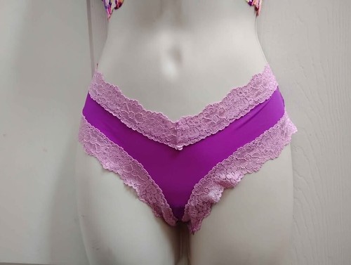 Victoria's Secret Sujetador y Bragas de Barlette de Encaje Conjunto de 2 Piezas Talla S/M Púrpura Rosa - Imagen 22 de 24