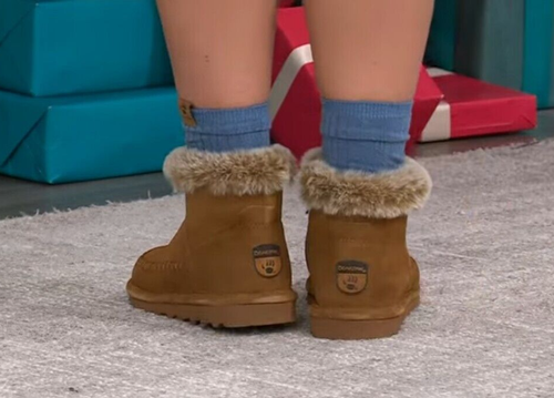 Stivali BEARPAW® Doyal in pelliccia scamosciata idrorepellenti hickory US 6 EUR 37 nuovi con scatola - Foto 14 di 19
