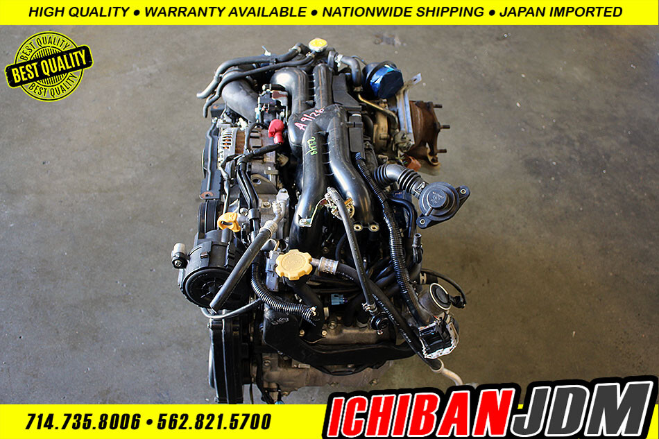SUBARU WRX JDM 2.0L TURBO ENGINE EJ20X EJ20Y 2006 2007 2008
