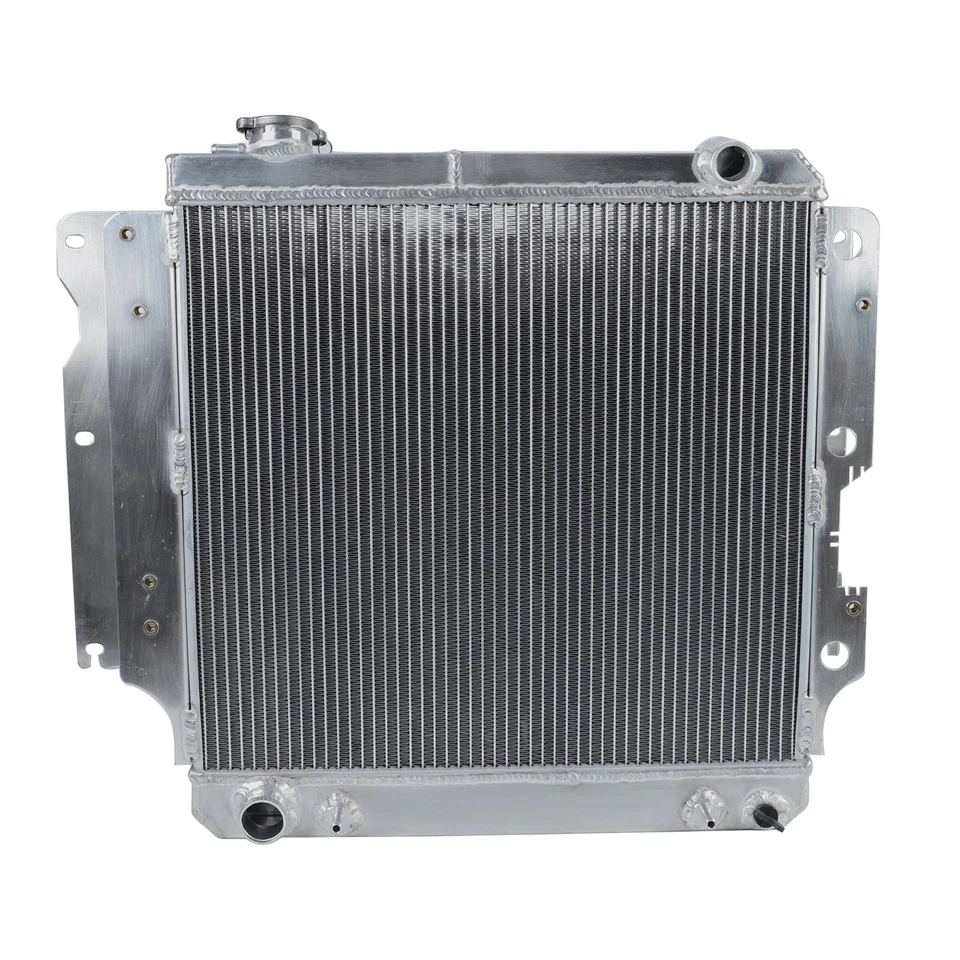 3 Row Aluminum Radiator For 1987-2006 Jeep Wrangler TJ/YJ 2.4L 2.5L 4.0L L4 L6 Foto 2 de 4