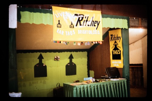 Lote de 8 35 mm Kodachrome Fotos de diapositivas 1970 Feria del Estado de Florida Ritchey etiquetas para las orejas - Imagen 2 de 8
