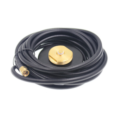 3 Meters RG58U Cable Car Antenna NMO 55mm Magnetic Base Bracket SMA-M
