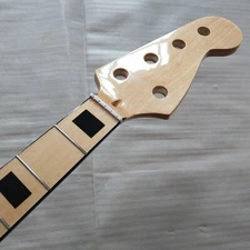 5 String Bass Guitar Neck 20fret 34 inches Maple Fretboard Block inlay Heel:72mm