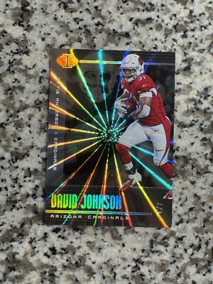 2019 Panini Illusions David Johnson /7 Gold Otis Anderson Card #35 Cardinals
